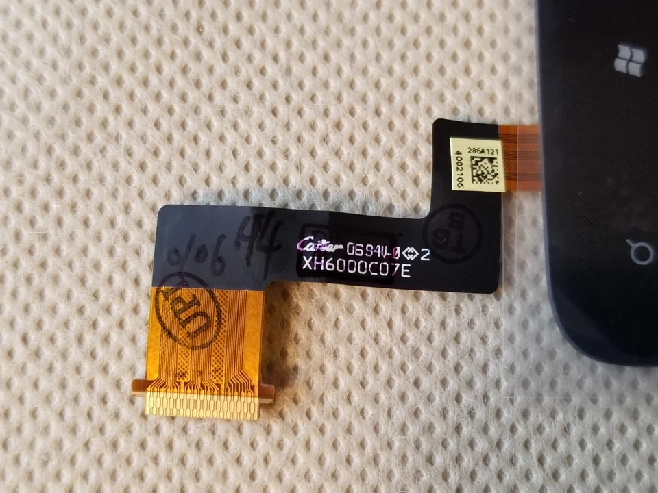 NEW HTC OEM Touch Screen Digitizer Glass Lens Part for 7 TROPHY T8686 (VZ Logo) - Image 3 of 4