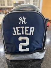 New York Yankees Derek Jeter MLB duel compartment lunch Bag Cooler Foco. 9x8x5