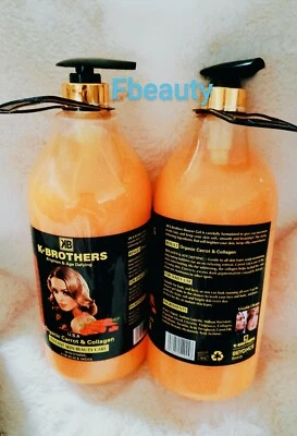 K Brothers Organic Carrot Formula Shower Gel For Brighter Skin 💫
