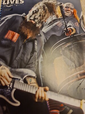 SLIPKNOT  CLOWN JIM ROOT / METALLICA A4 POSTER KERRANG MAGAZINE UK 