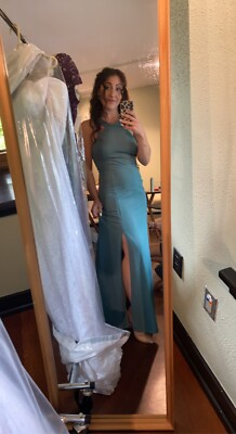 sea glass colored bridesmaid dresses KissProm
