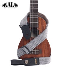 Kala Heather Grey Polyester Ukulele Strap STP-HGRY MADE IN BRAZIL