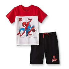 Boys Short Set Spiderman Toddler Sizes 2T,3T, 4 4T