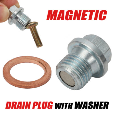 MAGNETIC Oil Drain Plug Bolt & Washer MDP541S For Mazda 3 Mazda 6