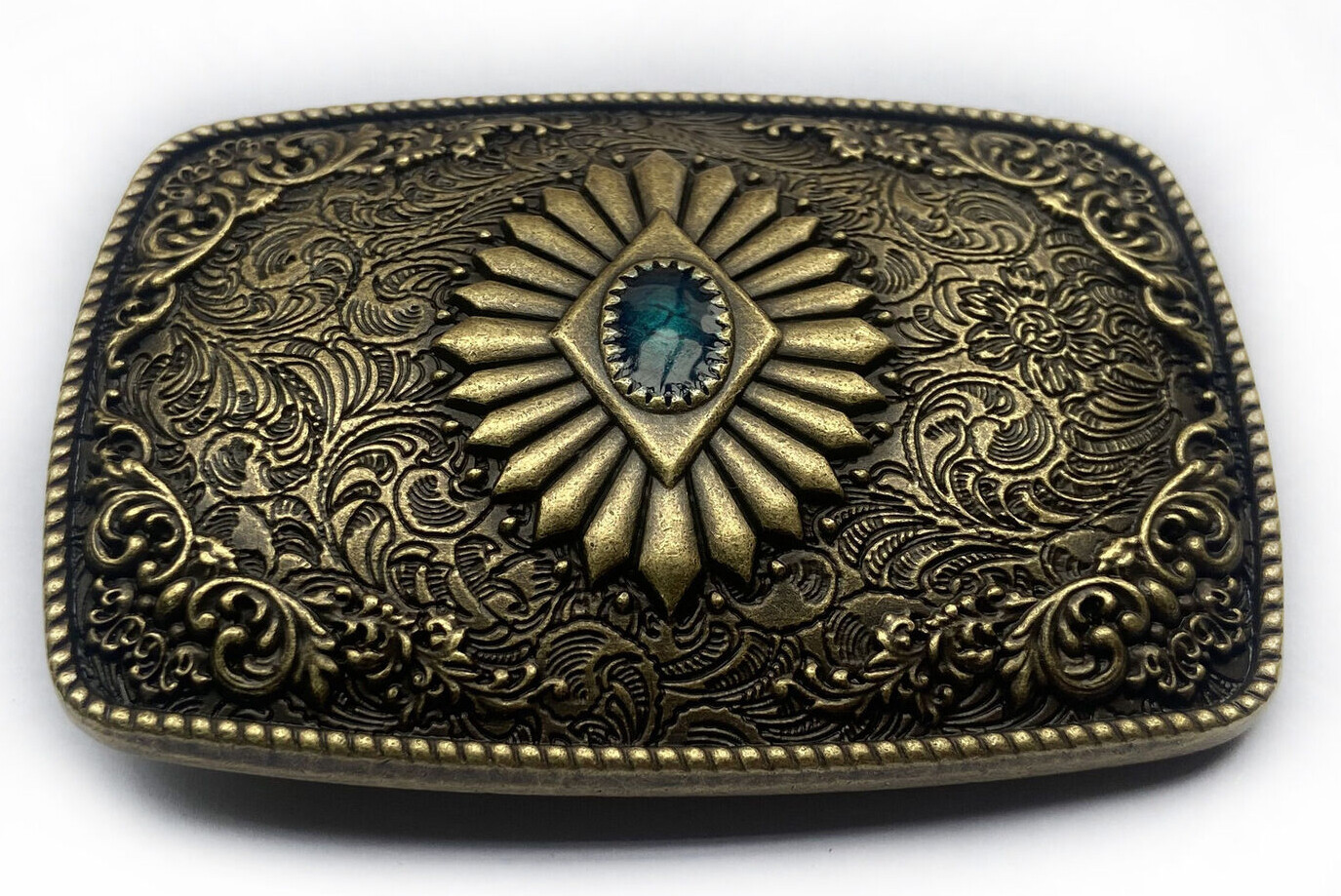 Retro Western Belt Buckle for Men & Women Cowboy Rodeo Wear, Fit 1.5