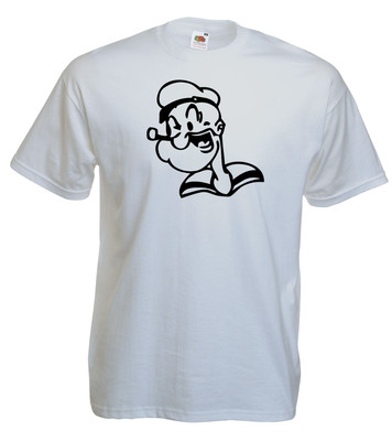 T-shirt Popeye the sailor man, cartoon, dessin animé,vintage S/M/L/XL, NEUF, NEW