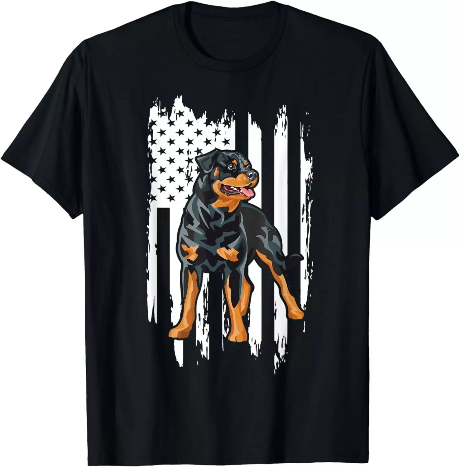 Rottweiler Shirt Vintage USA American Flag Unisex T-Shirt Rottweiler Shirt Vintage USA American Flag Unisex T-Shirt