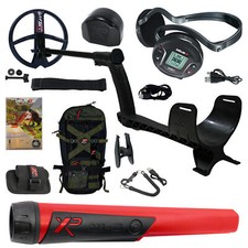 XP DEUS II WS6 Master FMF Metal Detector 9" Coil Complete Package