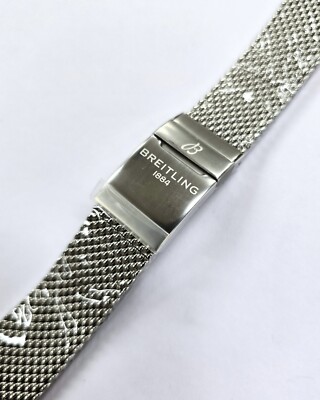 Bracelet Breitling Acier Inoxydable 24 Mm – Pour Montre 208A, Neuf Avec étiquettes