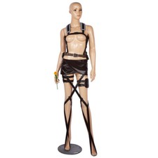 Attack on Titan Survey Corps Suit Uniform Mini Skirt Belt Costume Fullset Outfit