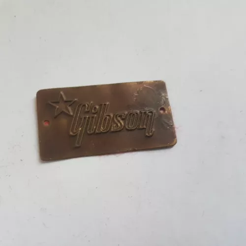 1958 GIBSON LES PAUL CALI GUITAR CASE BADGE - USA