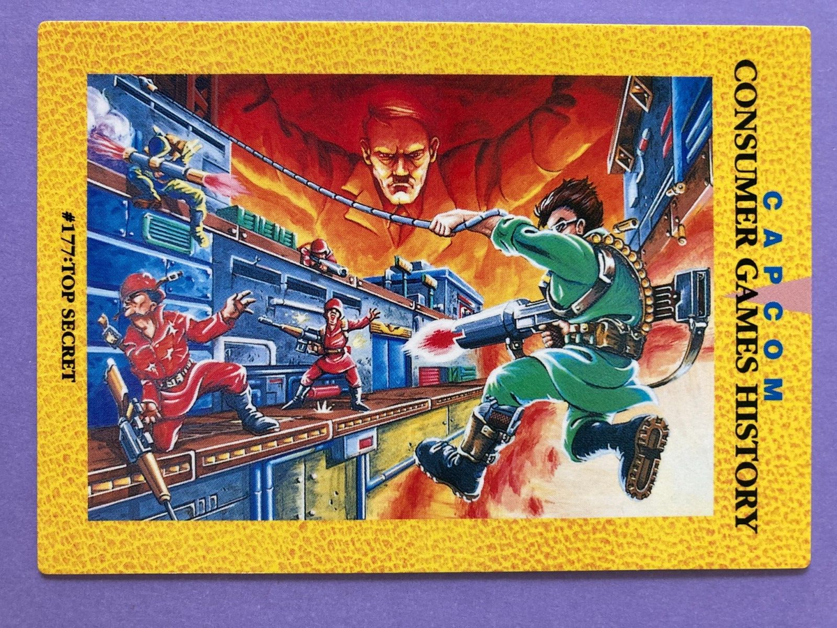 CONSUMER GAMES HISTORY SECTION Z ALL CAPCOM World Card 177 BANDAI