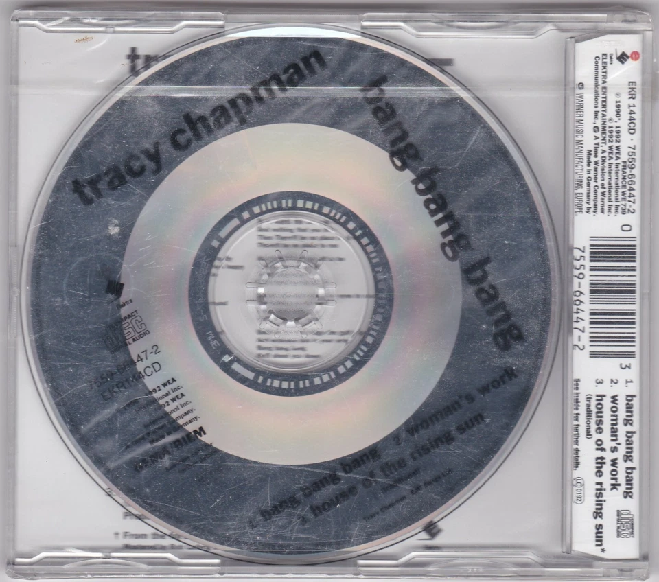 Tracy Chapman - Bang Bang Bang - CD (Brand New Sealed) 3 x Track 1992 Germany - Image 2 of 2