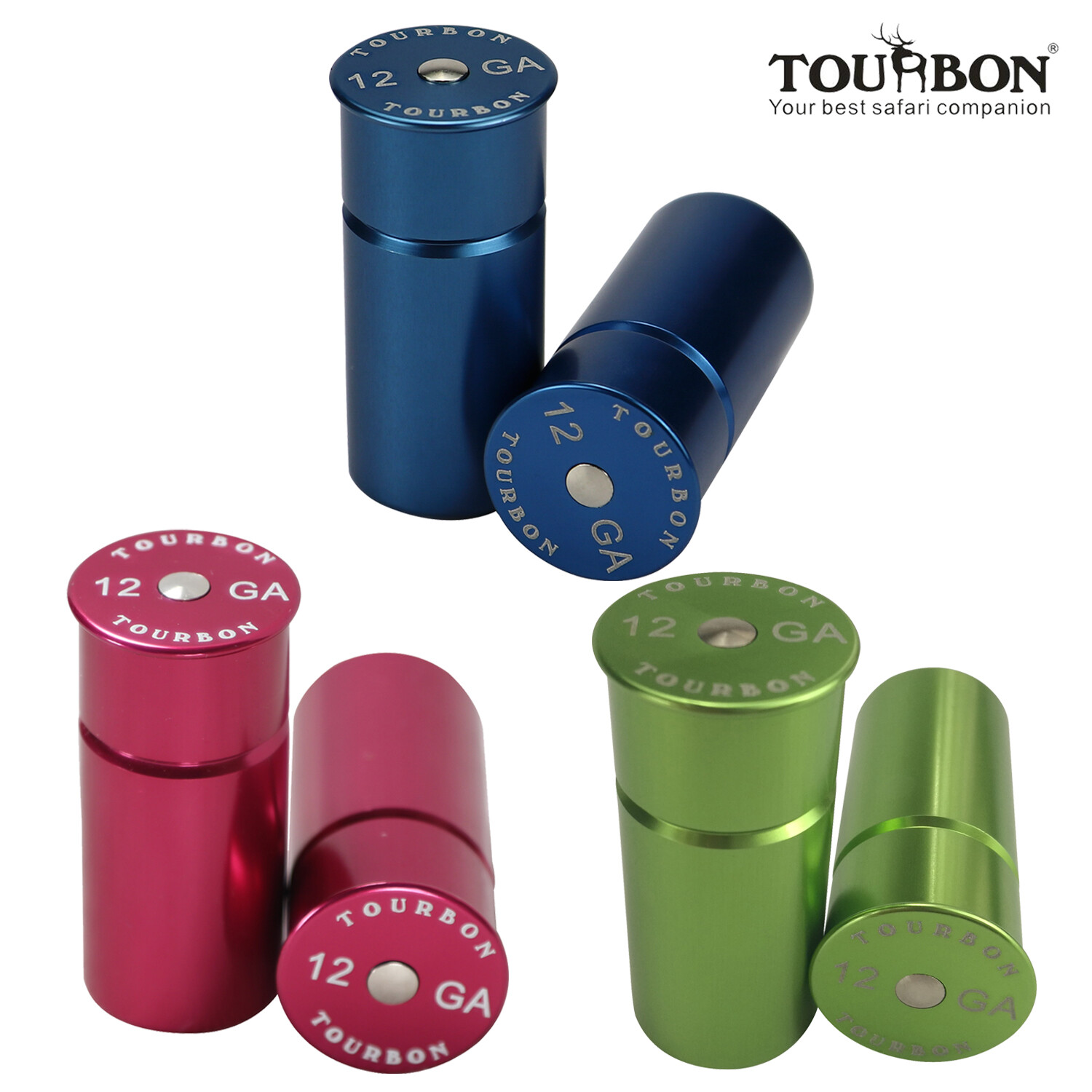 Training Rounds 12ga Tourbon Shooting Training Snap Caps Set of 2 Dummy Rounds 12GA Gauge ...