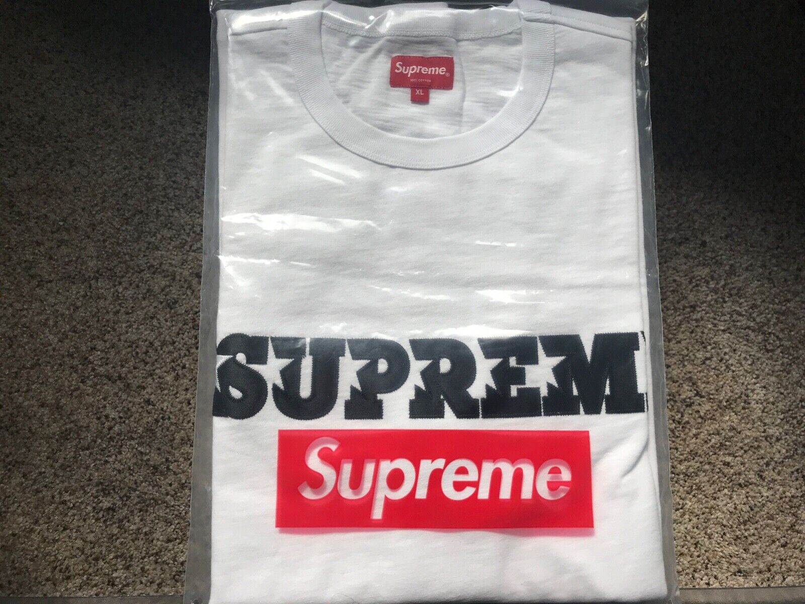 Supreme Star Logo S/S Top ホワイトXL - Tシャツ/カットソー(半袖/袖なし)