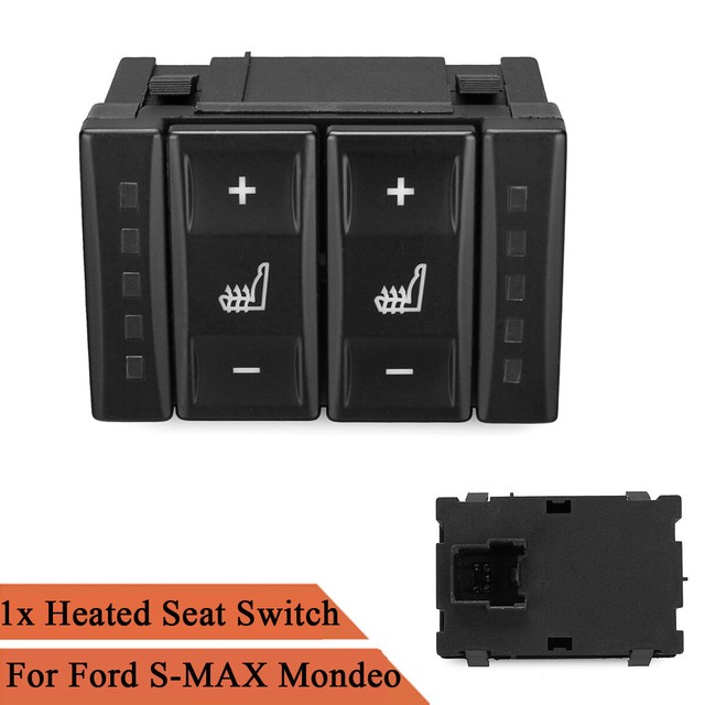 1PC Black Car Seat Heated Button Switch Control For Ford Galaxy Mondeo MK4 SMAX eBay