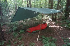 Wilderness 3x3m 19 tie off points Camping Tent Tarp Shelter 6 Guys & Pegs