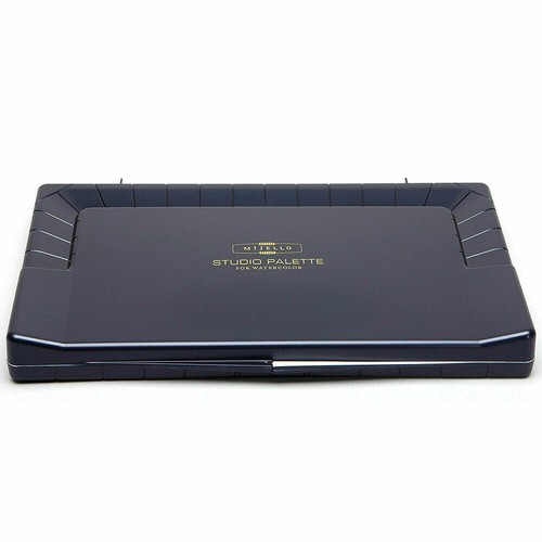 MIJELLO MWP3055 White Bulletproof Glass Studio Palette 55 Wells for