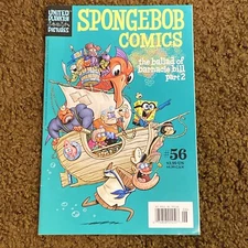 2016 Spongebob Comics #56 Squarepants United Plankton Pictures Barnacle Bill
