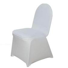 50 IVORY Banquet Stretch SPANDEX CHAIR COVERS Wedding Supplies Event Decorations