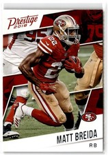 2018 Panini Prestige Matt Breida #5 San Francisco 49ers