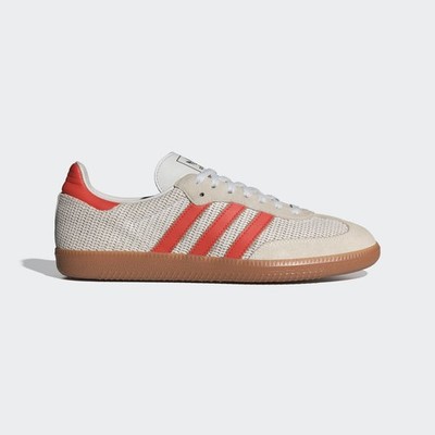 Original Adidas Originals Samba OG  (Herren UK Size 9 EUR 43,5) White / Red