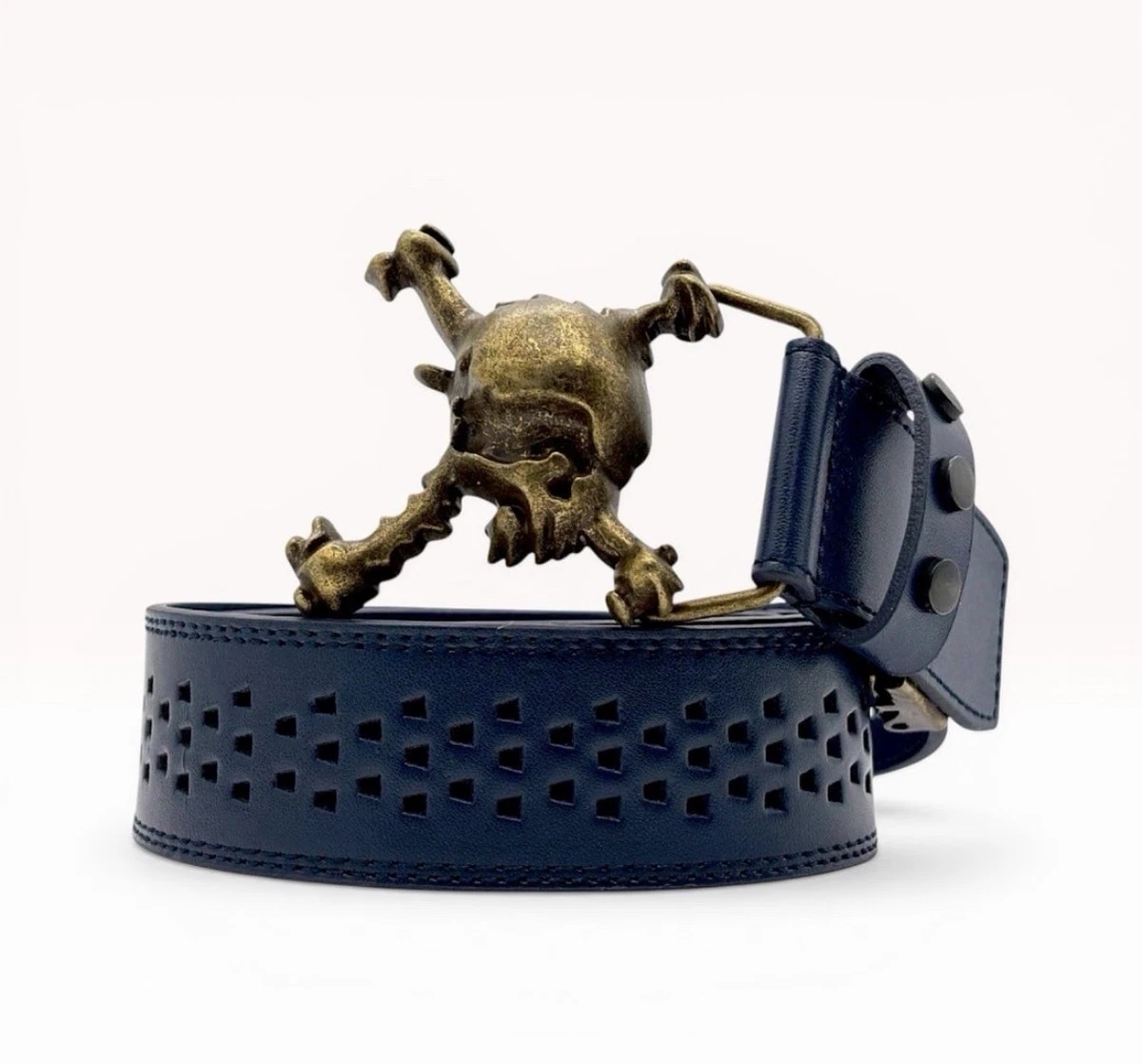 Oakley Leather Skull Belts for Men for sale | eBay