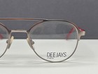 Deejays  Brille Herren Damen rund rot silber Pilot Metall Germany 60887 NP:138€