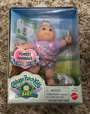 Mattel Cabbage Patch Bambola Bambini Baby Forest Animali Gretel Julie Jean 1997
