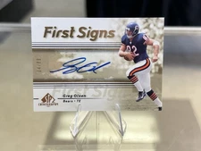 2007 SP Chirography - First Signs Greg Olsen #FS-GO Gold /99 (AU, RC)