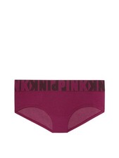 Victoria's Secret PINK Seamless Hipster Panty Deep Ruby Logo