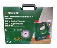 Parkside 20V Akku-Tacker Pat 20-Li A1 Inkl. 500 Klammern Und NäGel Im Koffer