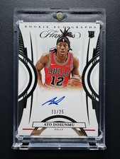2021-22 Panini Flawless Ayo Dosunmu #FRA-AYO RC Rookie Autographs Auto /25