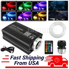 500PCS Home Car Headliner Star Light Kit Roof Twinkle Ceiling Lights Fiber Optic