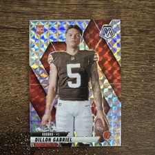2025 Panini Mosaic Dillon Gabriel Rookie Variation RC Mosaic Prizm #277 Browns