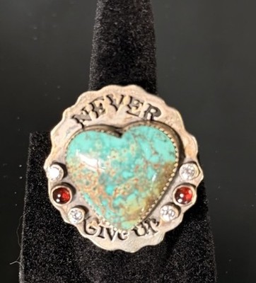 SWEET BIRD STUDIO Sterling Silver  Carolyn's Ring  Size 6