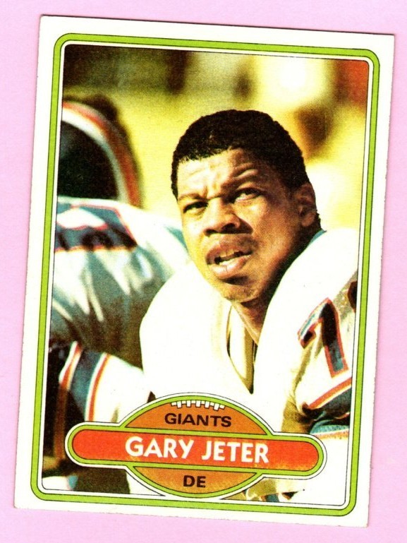 Gary Jeter #434 Football Cards 1980 Topps trading card — raw and PSA graded price guide