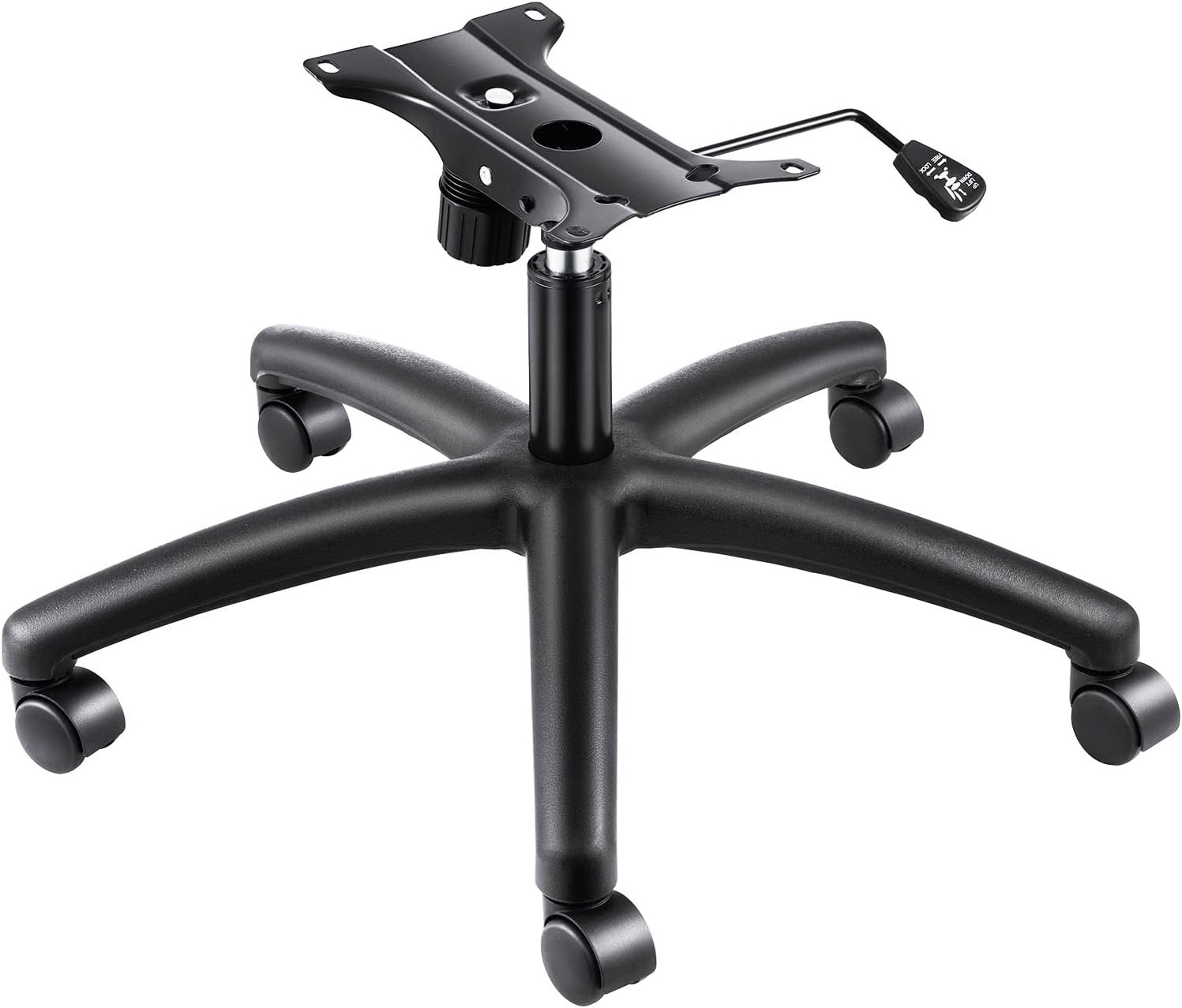 Base Replacement 350 Pounds Heavy Duty Swivel Chair Base