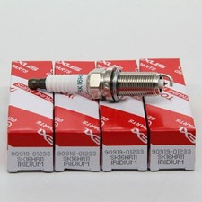 4pcs Oem 90919-01233 Denso Iridium Spark Plug 3417 Sk16hr11 For Camry Highlander