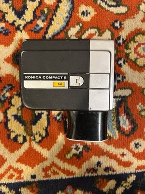 Vintage Konica Compact 8mm Movie Camera WORKING Made in Japan Retro Film Camerа