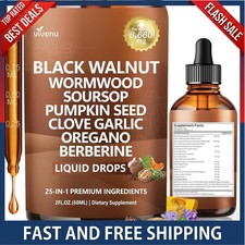 Parasite Cleanse Tincture/Extract-Wormwood,Black Walnut Hull, Clove,Best Quality