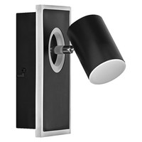 Led Wandspot Schwarz Osram 3000 K Schwenkbar Flur H:20 Cm Wandstrahler BüRo