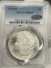 1878-S Morgan Silver Dollar $1 PCGS MS64 US Coin Littleton Select BETTER DATE!