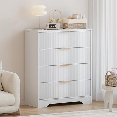 4-Drawer Dresser for Bedroom, 38.6" Tall Chest of Drawers w/ Large Storage Space | eBay 4-Drawer Dresser for Bedroom, 38.6" Tall Chest of Drawers w/ Large Storage Space | eBay