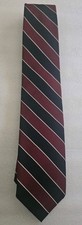 Hickok Vintage Silk Tie 3.5" WX56 Blue Red Geometric Pattern USA Made