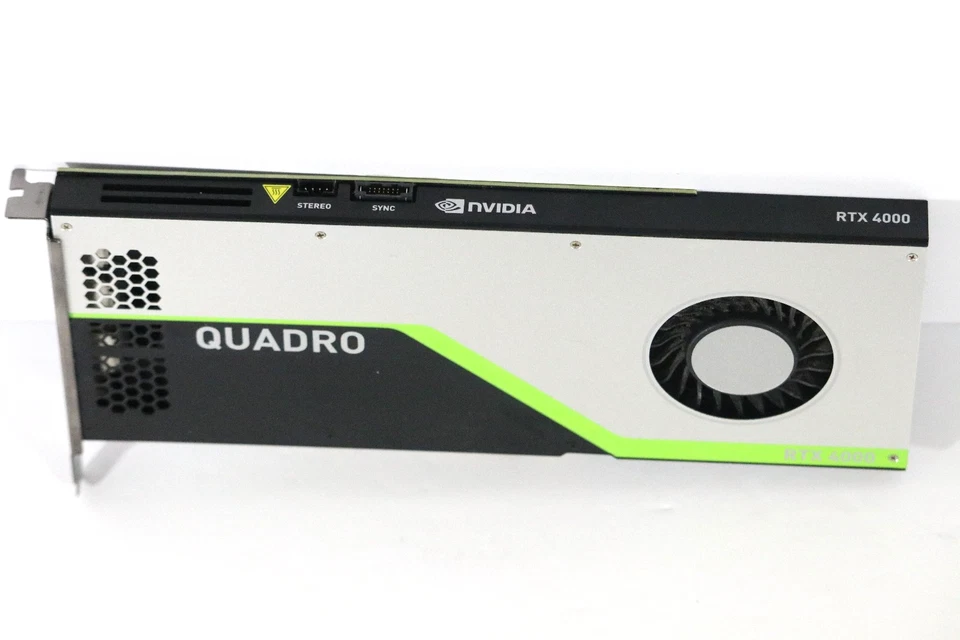 NVIDIA Quadro RTX 4000 GPU 8GB GDDR6 Graphics Card w Retention Bracket & Screws - Image 4 of 4