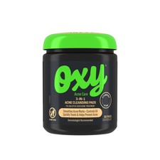 Oxy 3-IN-1 Acne Facial Cleansing Pads, Maximum Strength 2 Salicylic Acid Stubbo