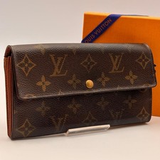 Louis Vuitton Monogram Portefeuille Sarah Long Wallet Excellent no box