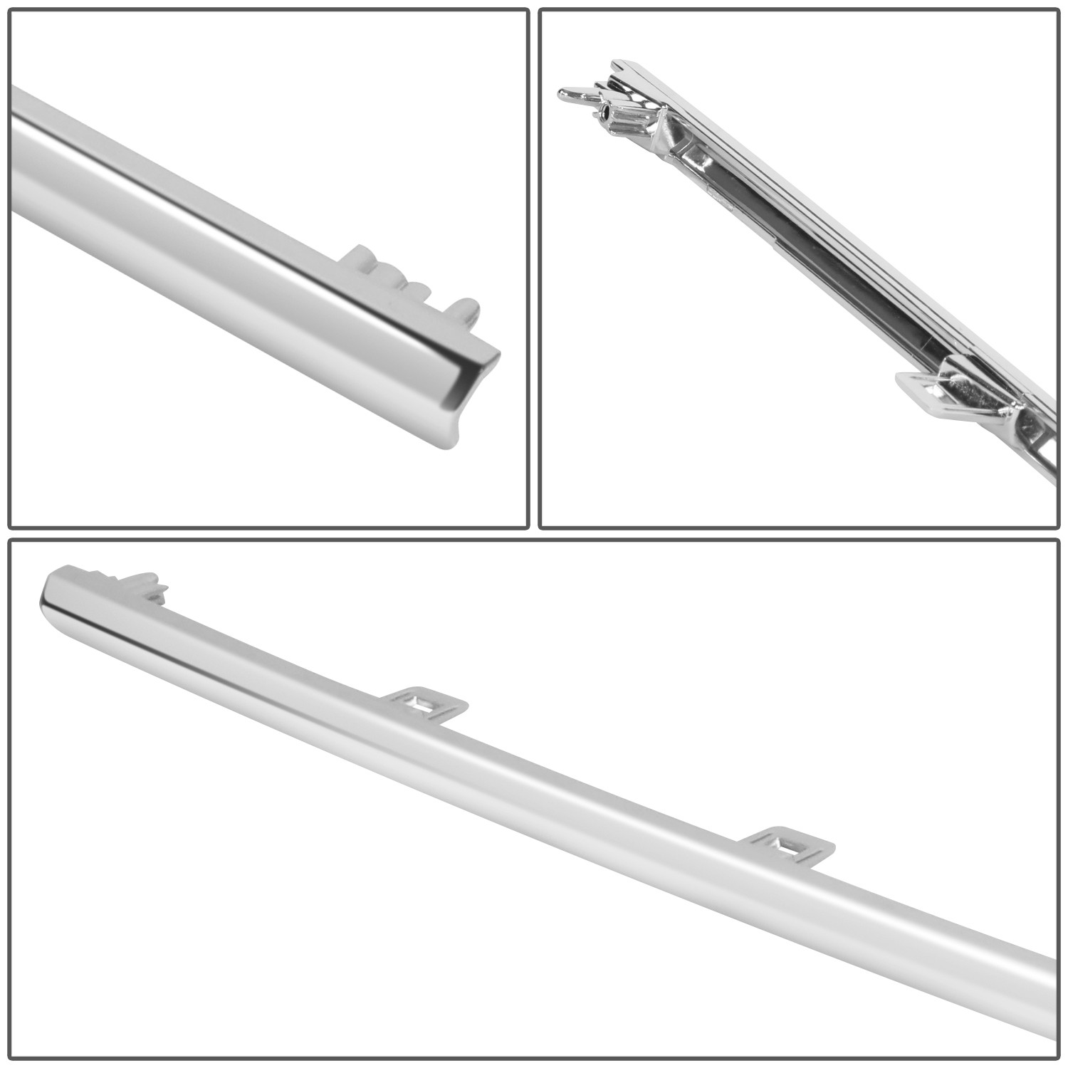 For 24-25 Lexus ES250 ES300h Rear Center Bumper Cover Finish Molding Trim Chrome