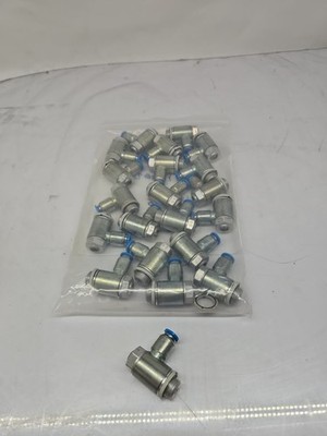 21 PCS FESTO GRLA-1/4-QS-6-D 193146 one-way throttle valve 